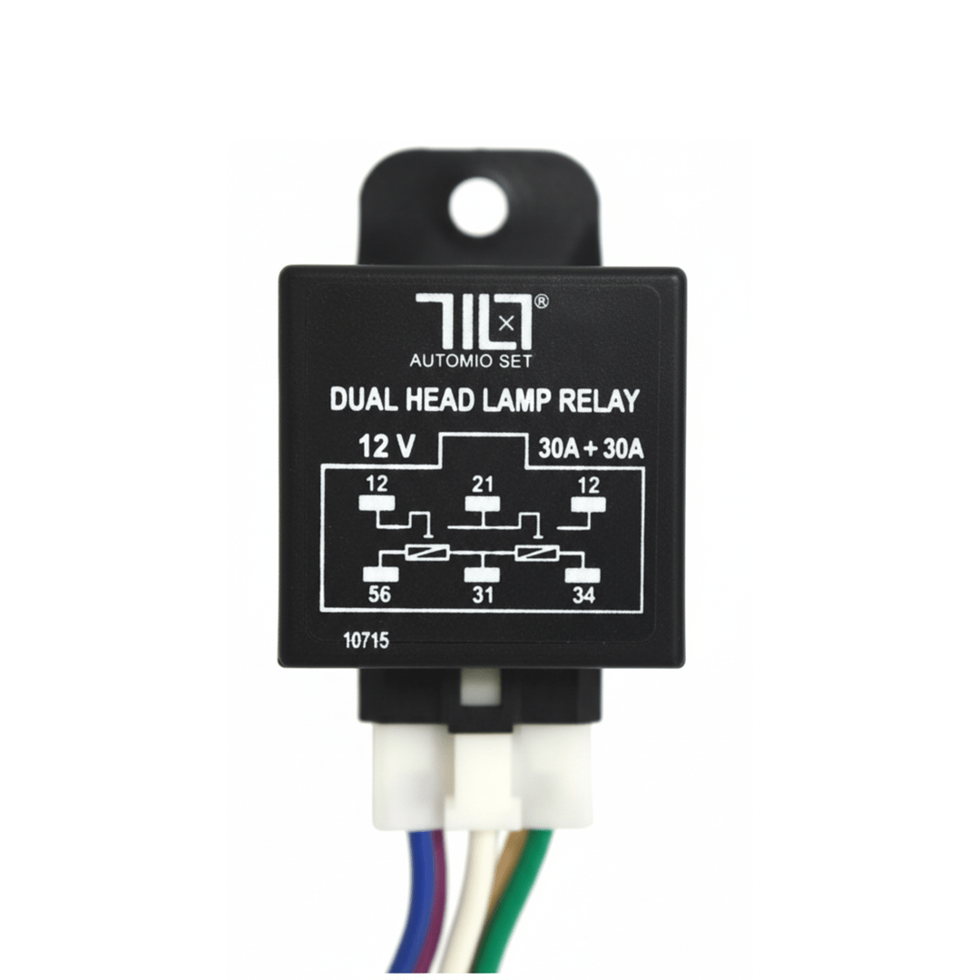 Heavy Duty Dual Head Lamp Relay
